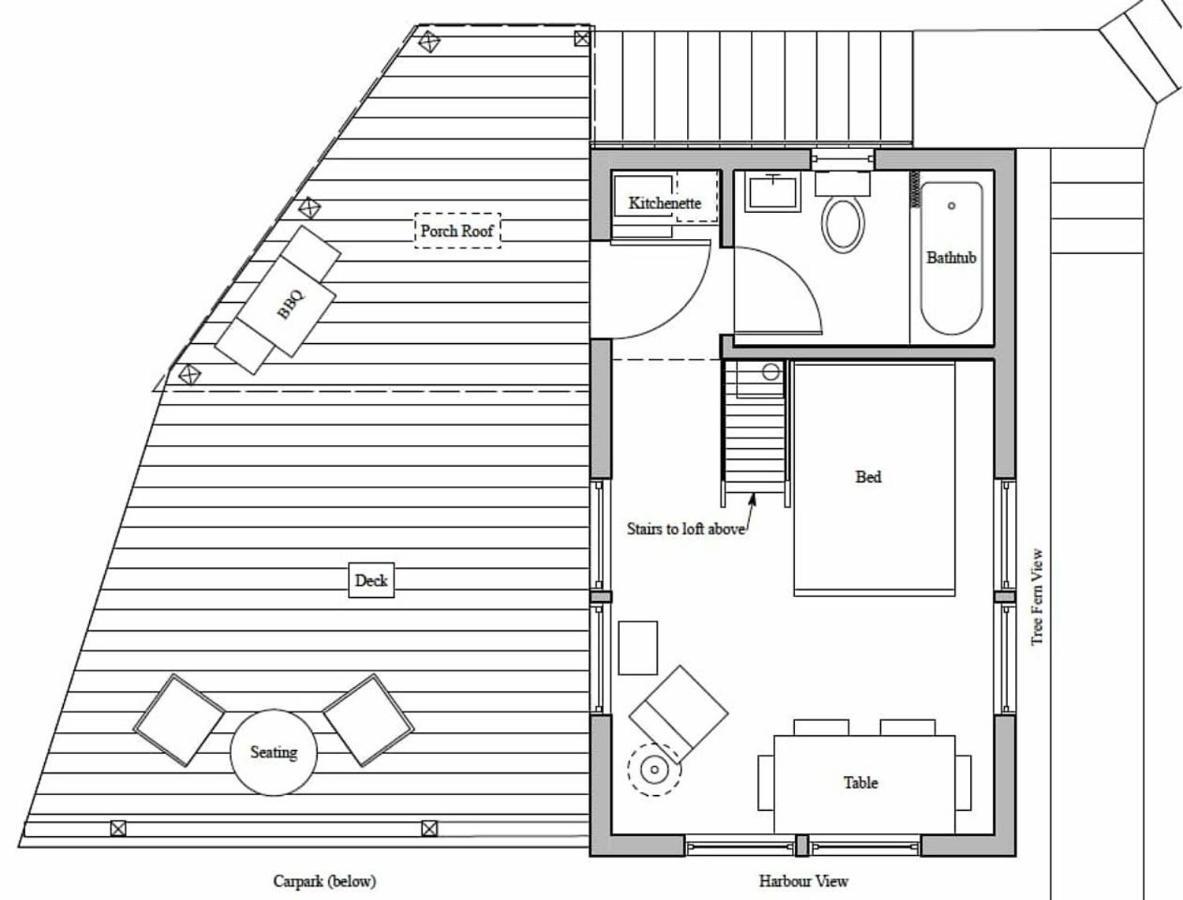 Tiny House In The Sky Ξενοδοχείο Ντούνεντιν Εξωτερικό φωτογραφία